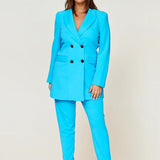 Sarah Blazer Scuba Blue