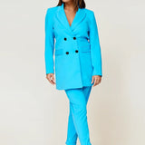 Sarah Blazer Scuba Blue