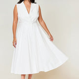 Sorrento Trench Dress White