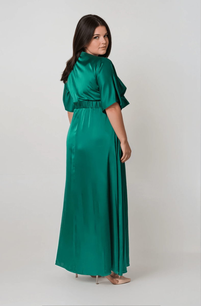 Angelika Dress Emerald - Embody Women