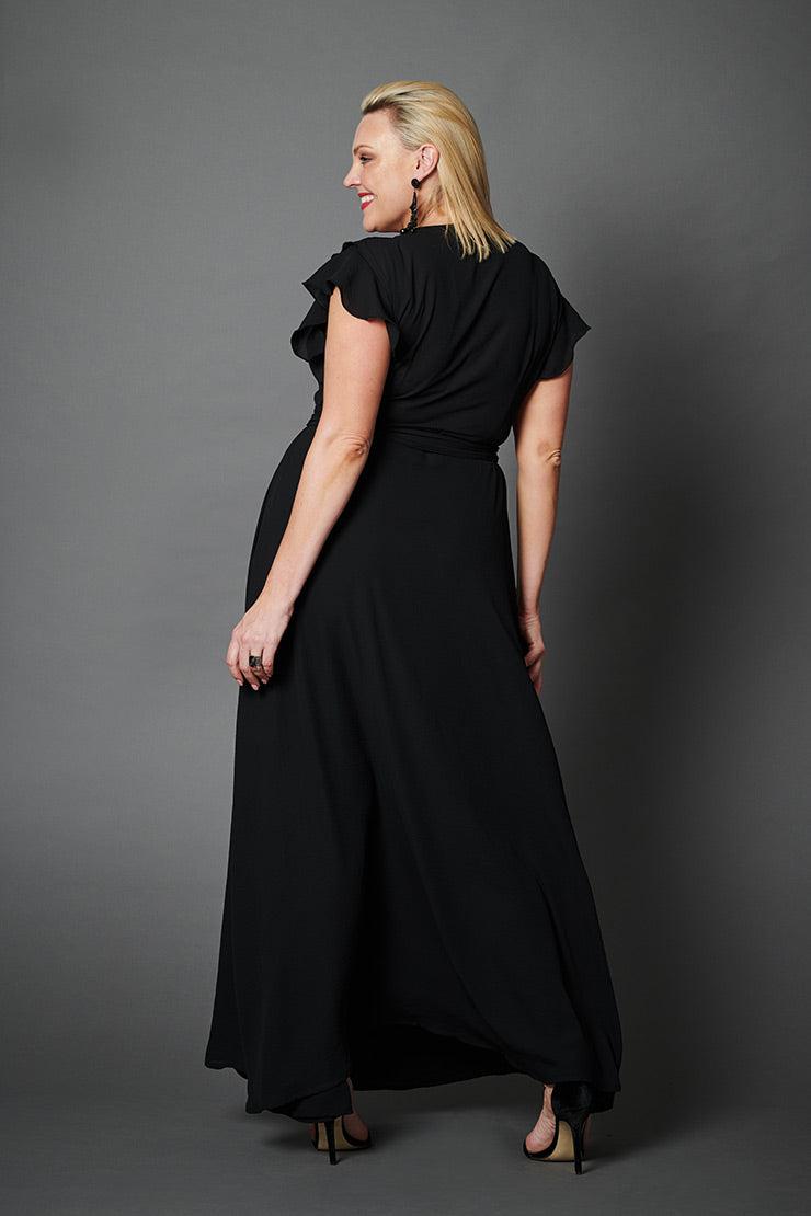 Birkin Black Maxi Dress - Embody Women