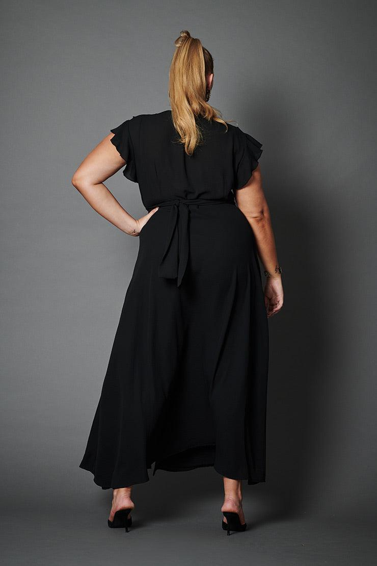 Birkin Black Maxi Dress - Embody Women